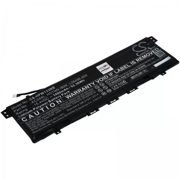 Batteri passer til bærbare HP Envy X360 13-ag0003ng,