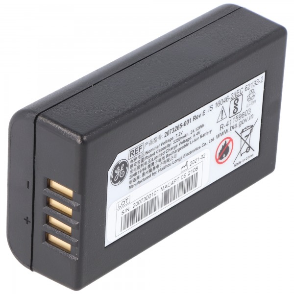 Original Li Ion-batteri GE Healthcare ECG Mac 400 Mac 600 - Type 2030912-001