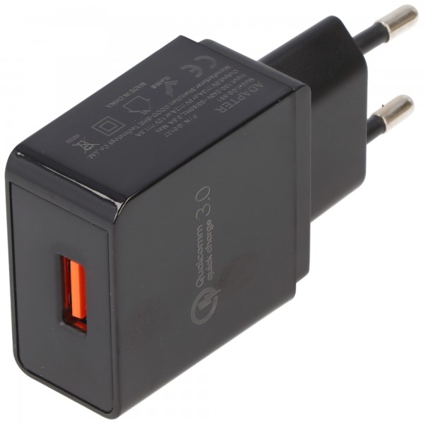 Nitecore Quick Charge 3.0 USB -adapter, oplader, USB -strømforsyning