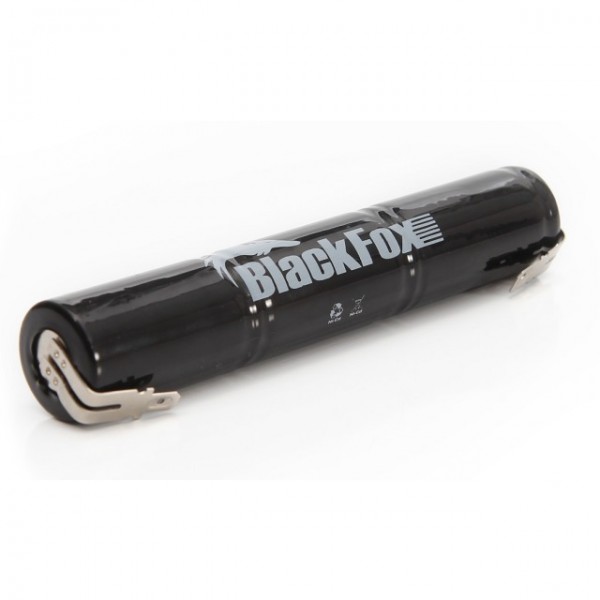 Nødbelysning Batteri L1x3 BlackFox BF-1600SCHT med Faston +6,3 mm -4,8 mm 3,6V, 1600mAh