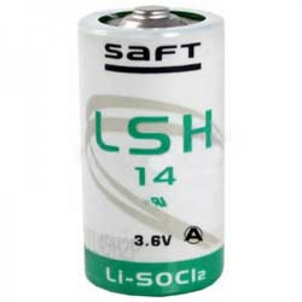 SAFT LSH 14 lithiumbatteri 3.6V primær LSH14