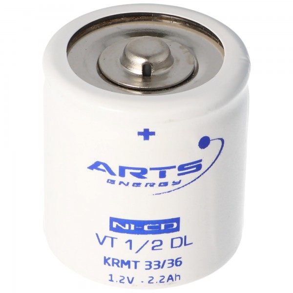 Saft VRE 1/2 D NiCd-batteri mono 1/2 uden loddetabel