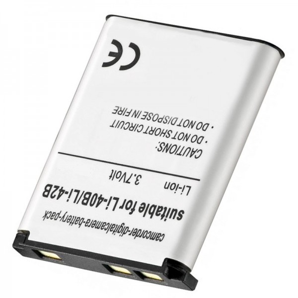 AccuCell batteri passer til Pentax batteri D-Li63, Optio M30, T30