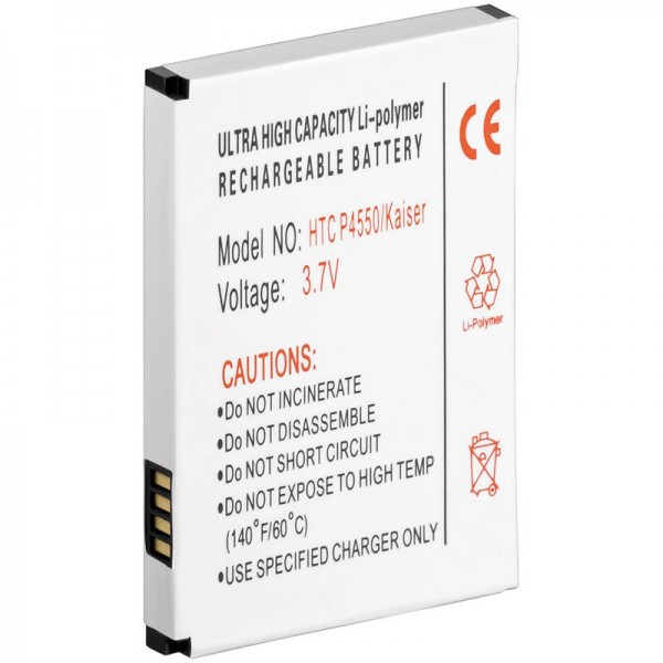 Batteri passer til T-Mobile MDA Vario III KAIS160, HTC Kaiser 100