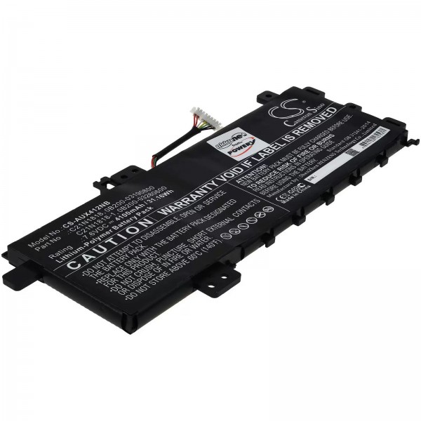 Batteri passer til bærbar Asus Vivobook 15 F512FA-AB34, 14 X412FA-EK376T, type C21N1818-1 - 7.7V - 4800 mAh