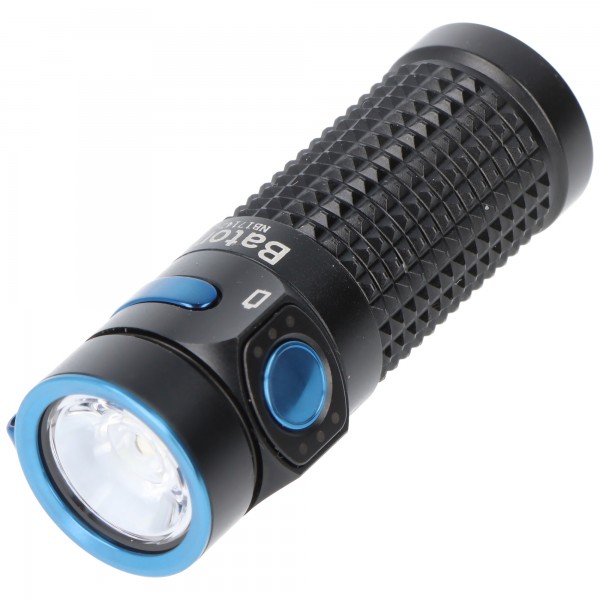Olight Baton 4 LED-lommelygte sort, EDC-lommelygte, ultrakompakt og kraftfuld, 1300 lumen