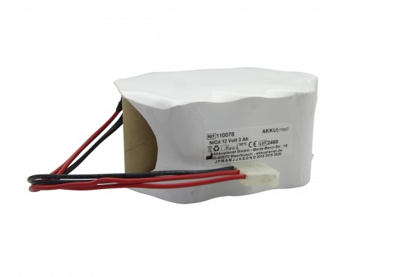 NC-batteri egnet til S & W-defibrillator DMS 700, 730, 750