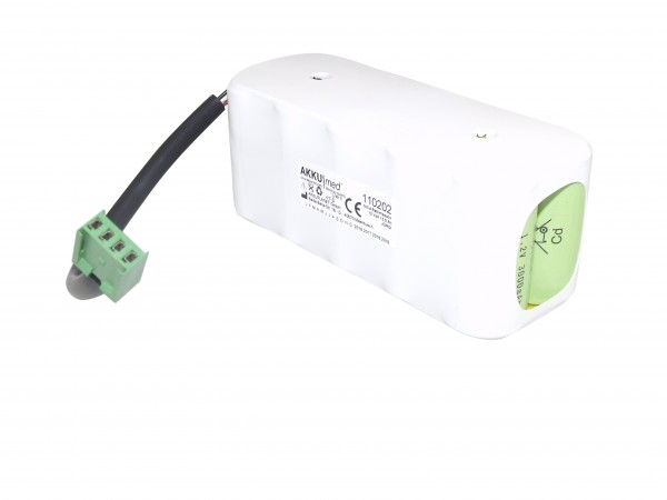 NC-batteri passer til GE Hellige Marquette Monitor Dash 2000 12 Volt 3.0 Ah CE-kompatibel