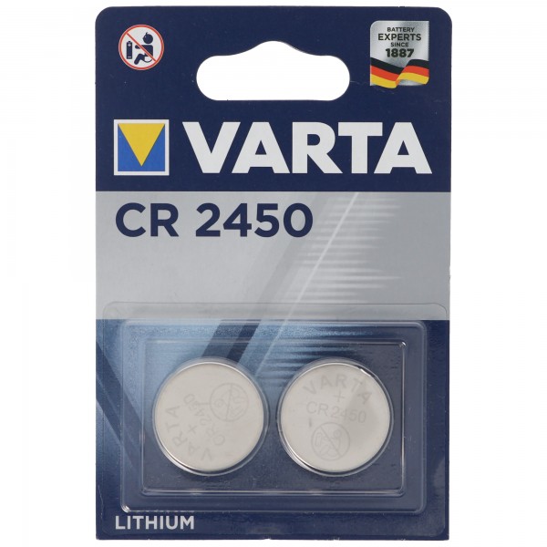 Varta Professional Electronics CR2450, CR 2450 Lithium blisterpakning med 2