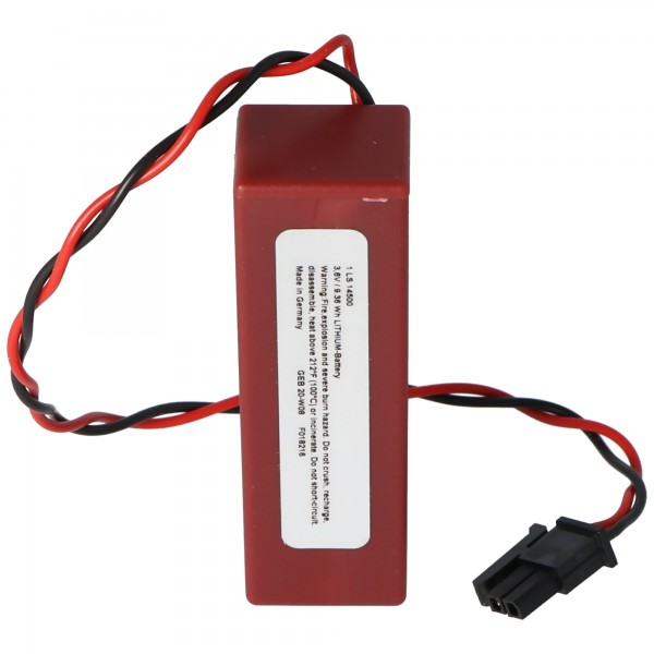Saft Lithoguard 1LS14500 lithiumthionylchloridbatteri Tadiran TL-5242 / W, vær opmærksom på stikket