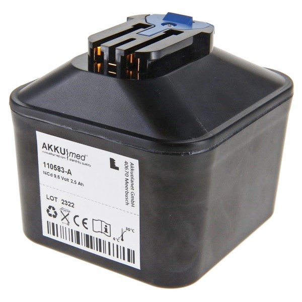 NC batteri passer til Stryker System 6 batteripakke type 6215, CD3, Cordless Driver 3, 6215-000-000