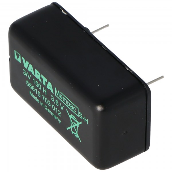 Varta Backup Batteri MEMPAC SH, 3N150H, 55615-703-012
