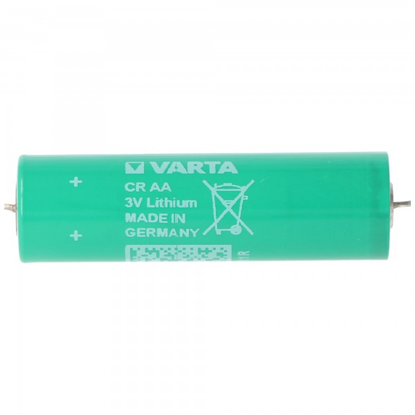 Varta CR AA lithiumbatteri 6117, UL MH 13654 (N), aksialtråd