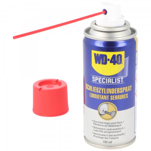 WD-40 låsecylinder sprayer, smører og beskytter