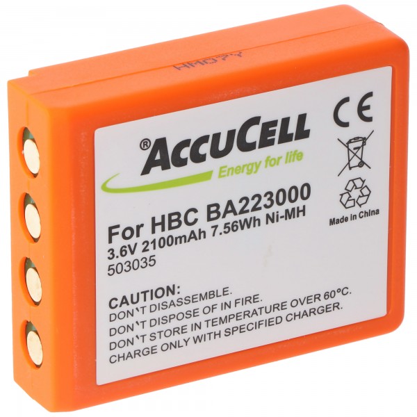 HBC BA223000 batteri passer til HBC kranestyring fra AccuCell