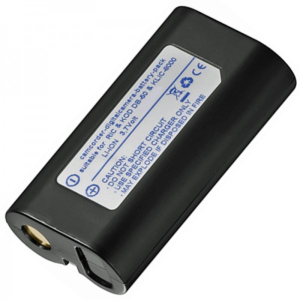 AccuCell batteri passer til Ricoh DB-50, Caplio R1, R2, RZ1