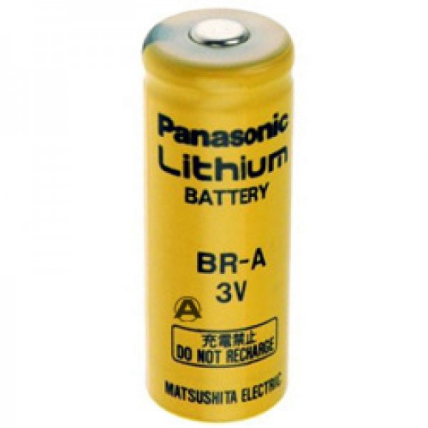 BR-A Panasonic lithium batteri uden loddetabel, 3,0 volt