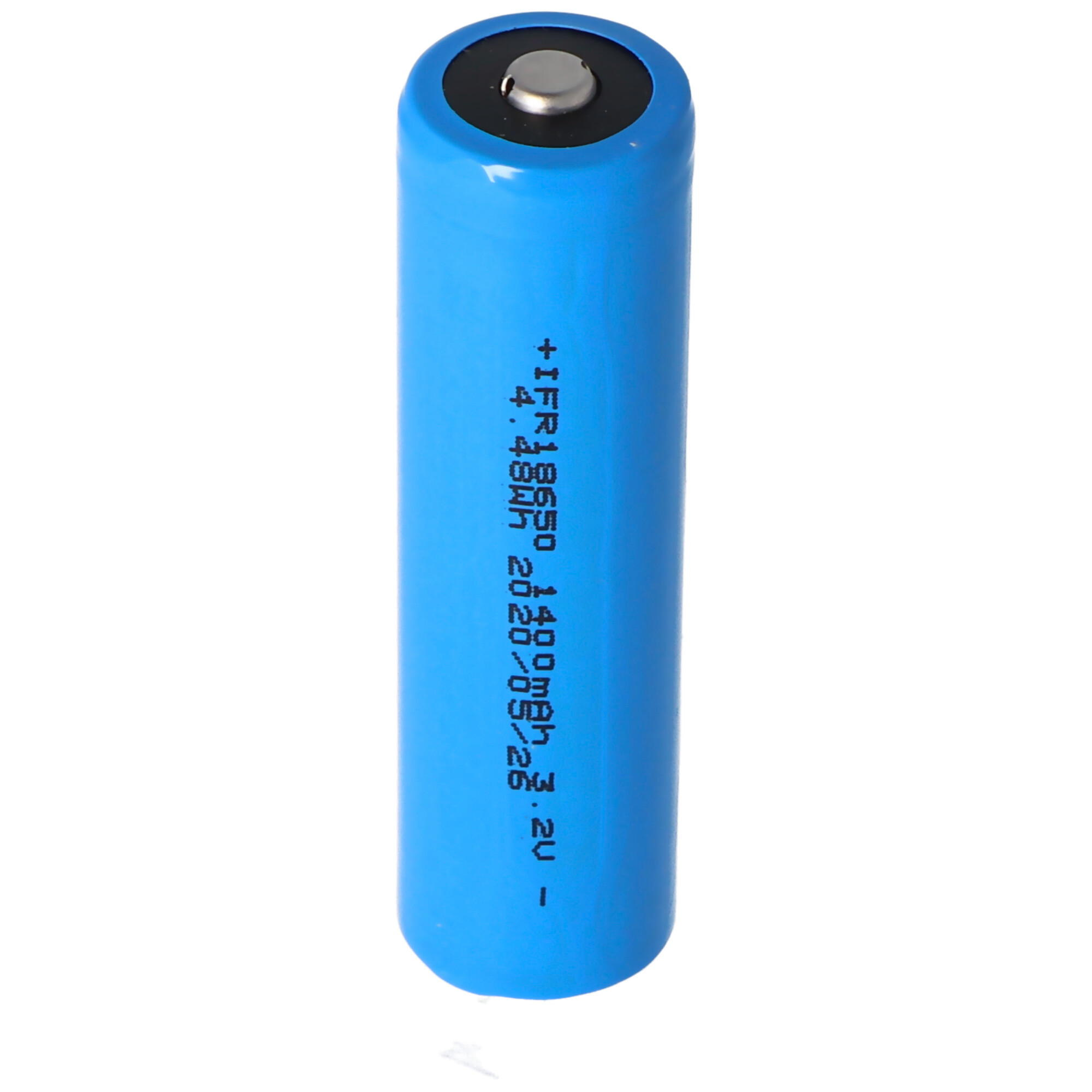boykot vinde Havn 3,2 Volt Solar Battery Lithium 18650 IFR LiFePo4 batteri med hoved  ubeskyttet, 1400-1500mAh, dimensioner ca. 66.1x18mm | LiFePo batterier |  Genopladelige batterier | Akkushop-Denmark