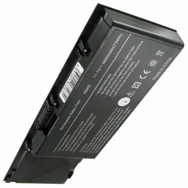 Batteri passer til Dell Precision M6400, M6500 6600mAh