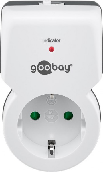 Goobay radiostyret stikkontakt - beskyttende kontaktstik - som forlængelse eller erstatning for det radiostyrede stiksæt