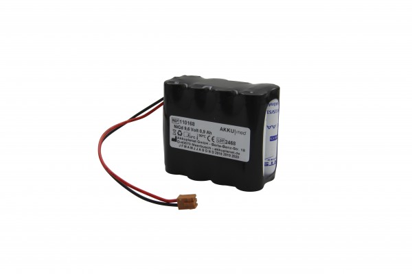 NC-batteri egnet til Terumo infusionspumpe TE311 / TE312 / TE331 / TE332 BN-600AAK 9,6 Volt 0,9 Ah CE-kompatibel