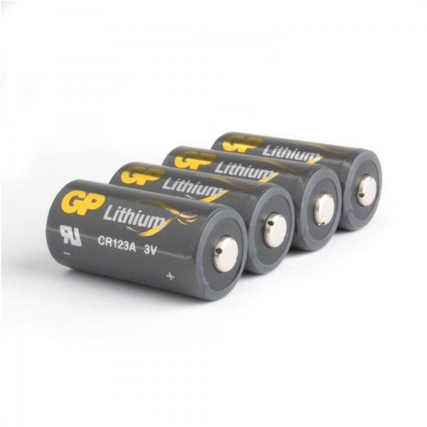CR123A batteri GP lithium 4 stk