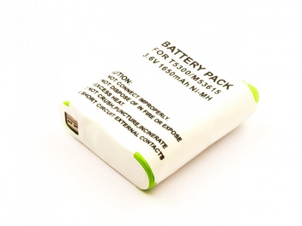 Batteri passer til Motorola T5320, T5400, HKNN4002, NiMH, 3,6V, 1650mAh, 5,9Wh