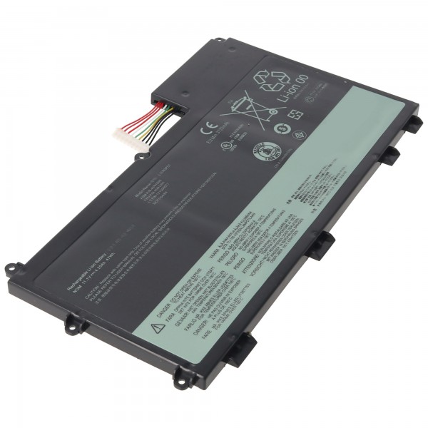 Batteri passer til Lenovo ThinkPad T430u, Li-Polymer, 11.1V, 4200mAh, 47Wh, indbygget, uden værktøj