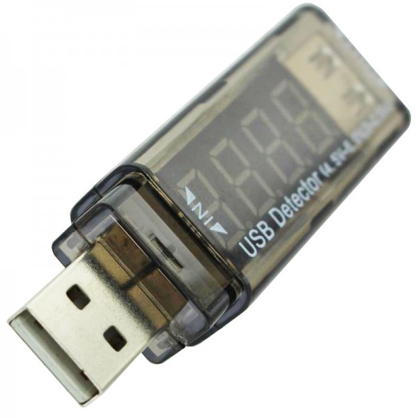 Handy USB-detektor til måling af den aktuelle ydeevne for USB-udgangen