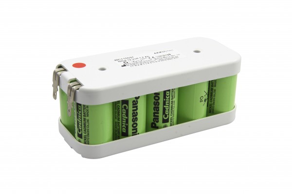 NC-batteri egnet til Hellige Defiport NB / Defiscope M CE-kompatibel