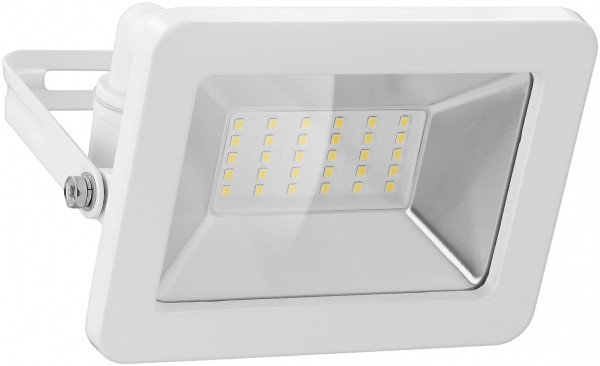 Goobay LED udendørs spotlight, 30 W - med 2550 lm, neutral hvidt lys (4000 K) og M16 kabelforskruning, velegnet til udendørs brug (IP65)