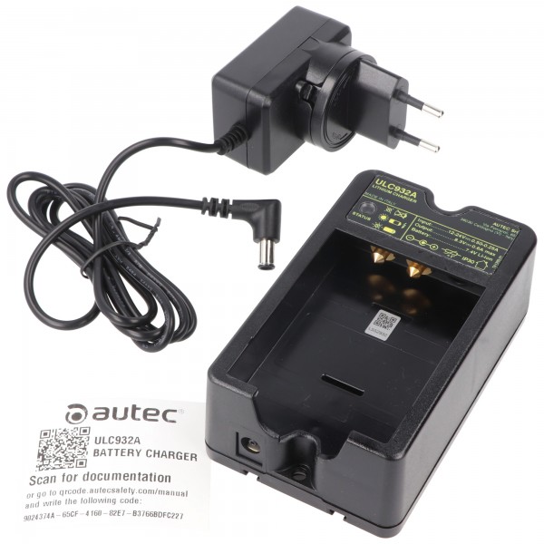 Autec original oplader ULC932A passer til batteriet Autec LPM02