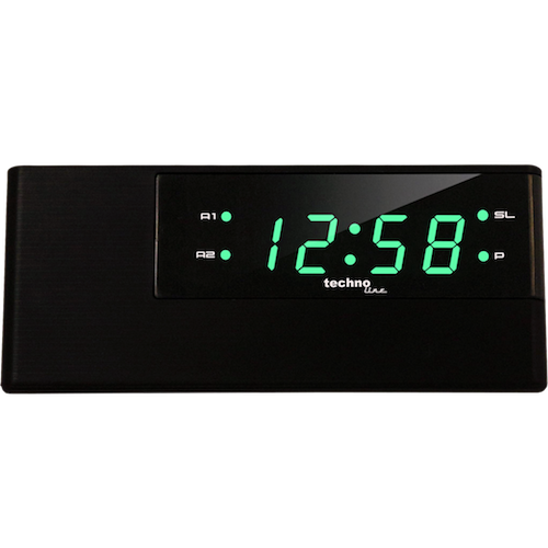 Technoline WT 488 - digital LED kvarts vækkeur med sleep timer og dæmpningsfunktion