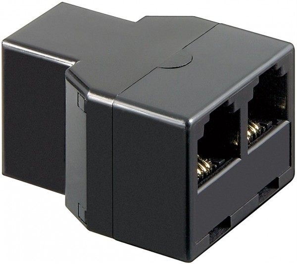 Goobay ISDN T-adapter - RJ11/RJ14-stik (6P4C) > 2x RJ11/RJ14-stik (6P4C)