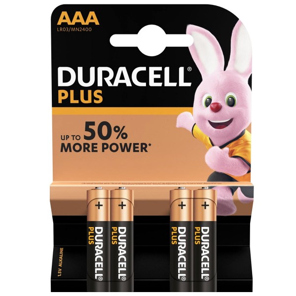 DURACELL Plus Micro / AAA 4-pakning