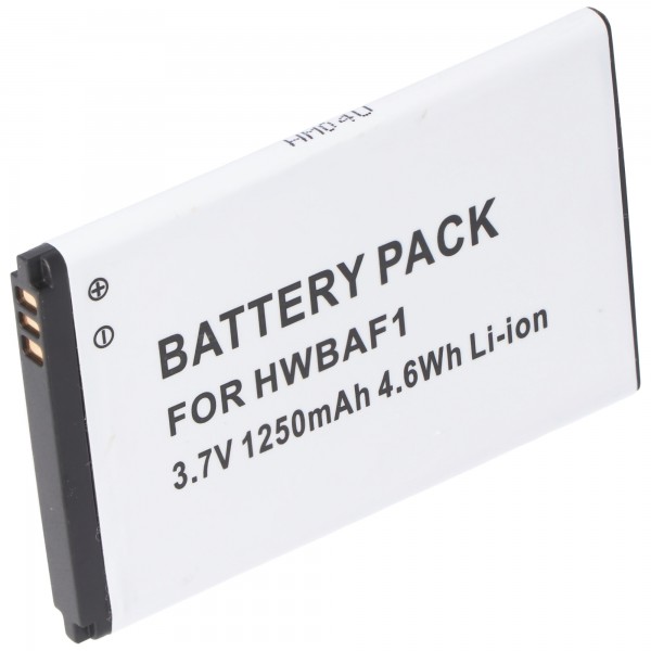 AccuCell batteri passer til T-Mobile Pulse, HB4F1, Huawei HWBAF1
