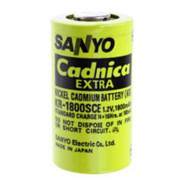 Sanyo KR-1800SCE Batteri Sub-C enkeltcelle uden loddetabel