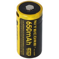Nitecore Li-Ion batteritype 16340 - 650mAH - NL1665R