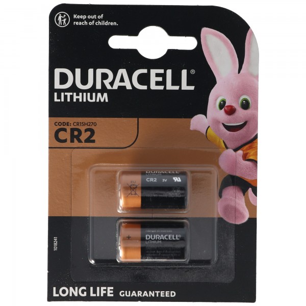 Duracell Photobattery CR2 Ultra Lithium 3Vmax. 850mAh i dobbelt blister, CR15H270