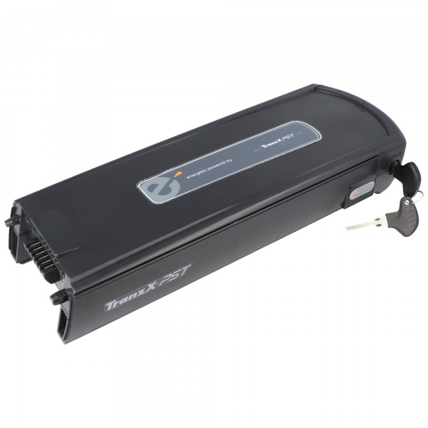 Original TranzX e-cykelbatteri passer til TRANZX BL07, BL-07, pedelec e-cykelbatteri 36 volt 11ah 396wh, bagageholder