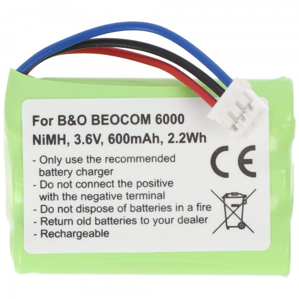 AccuCell batteri passer til BANG & OLUFSEN M6000, Beocom M6000