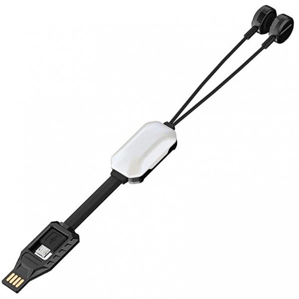 1 x USB oplader til 3.7 Volt Li-ion batteri CR123A, 18650 14350, 14430, med powerbank funktion, med magnetiske kontakter til kontakt