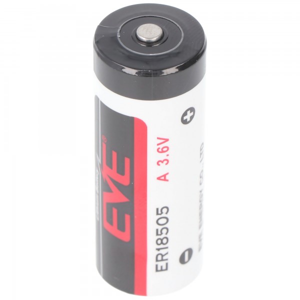 EVE ER18505 Lithium-batteri 3,6 Volt 3800mAh Li-SOCl2-batteri ER18505