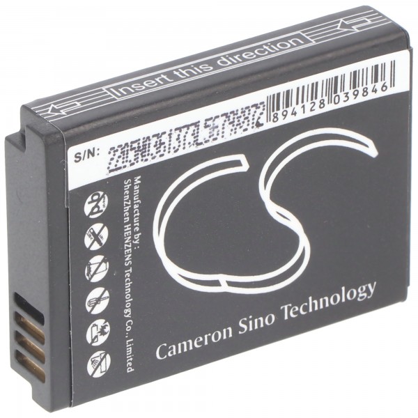 Batteri passer til Samsung BP-85A, BP85A, PL210, SH100, WB210