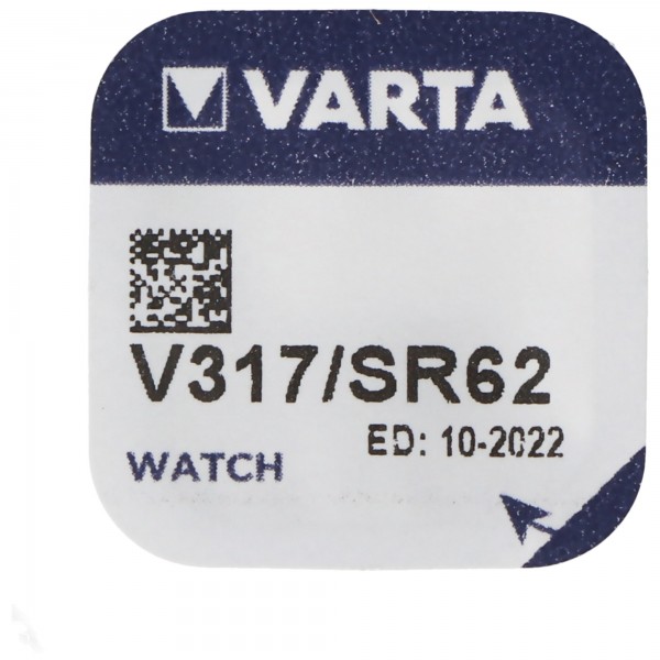 317, Varta V317, SR62, SR516SW knapcelle til ure osv.