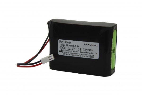 NC-batteri egnet til Fresenius Vial (MCM) P200 / VP1000 CE-kompatibel