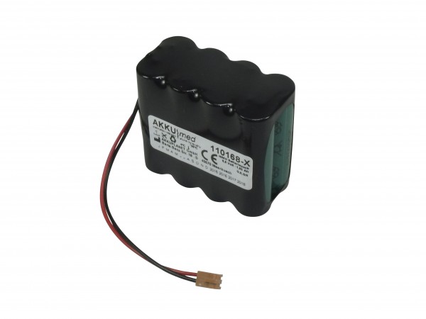 NiMH-batteri passer til Terumo infusionspumpe TE311 / TE312 / TE331 / TE332 9,6 Volt 1,65 Ah CE-kompatibel