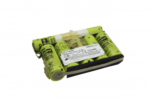 NC-batteriindsats egnet til Hellige ECG Epicardia System PM 200 210 220 221 240