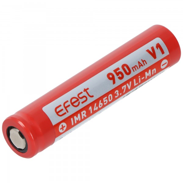 Efest IMR 14650 med 950mAh 3.6V til 3.7V Li-ion batteri 5.1x14mm