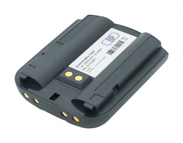 LiIon 7.4V 2600mAh scannerbatteri erstatter Intermec 318-020-001 AB1G